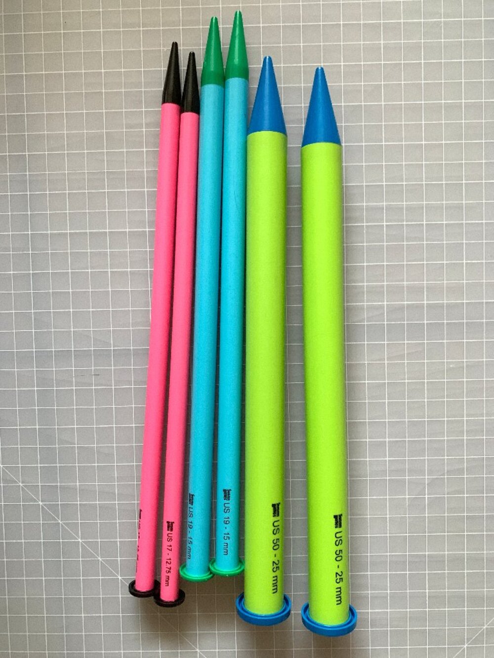 Very Large Knitting Needles